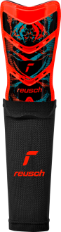 Reusch Shinguard Attrakt Supreme 5377040 3335 black red front